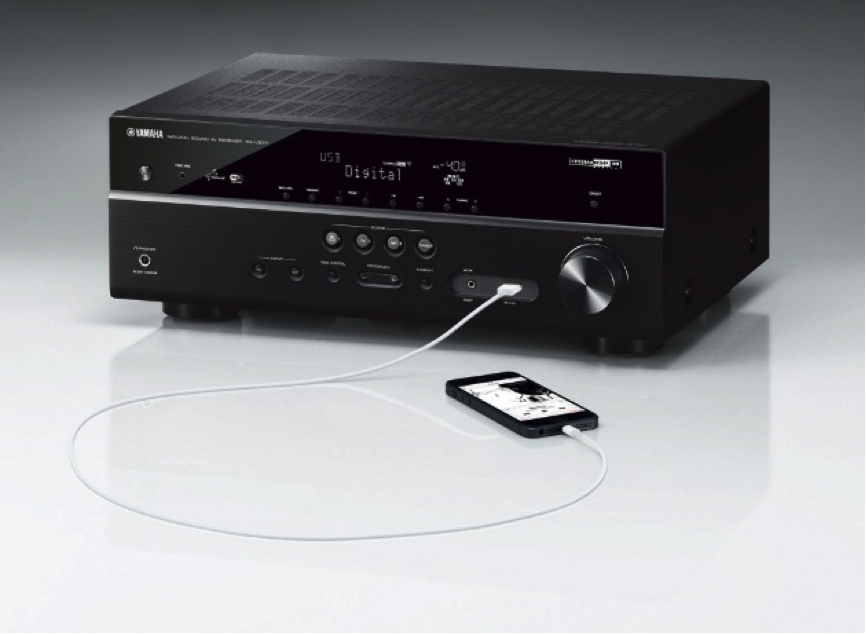 新款上市：RX-V577，利来w667.2声道数码家庭影院收音扩音机 