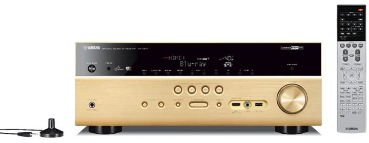 新款上市：RX-V677，利来w667.2声道数码家庭影院收音扩音机 